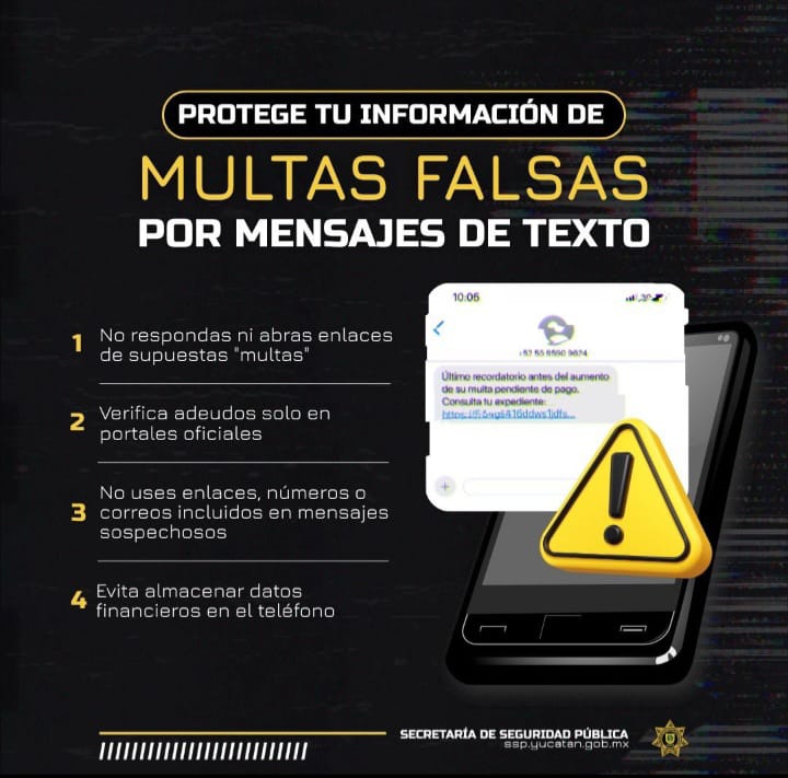 Alerta SSP por mensajes falsos sobre supuestas multas - Informante ...